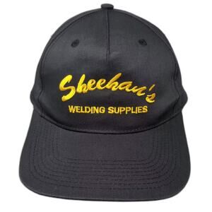 Head To Toe 5 Panel Hat Black Yellow Sheehan's Welding Supplies One Size OSFM